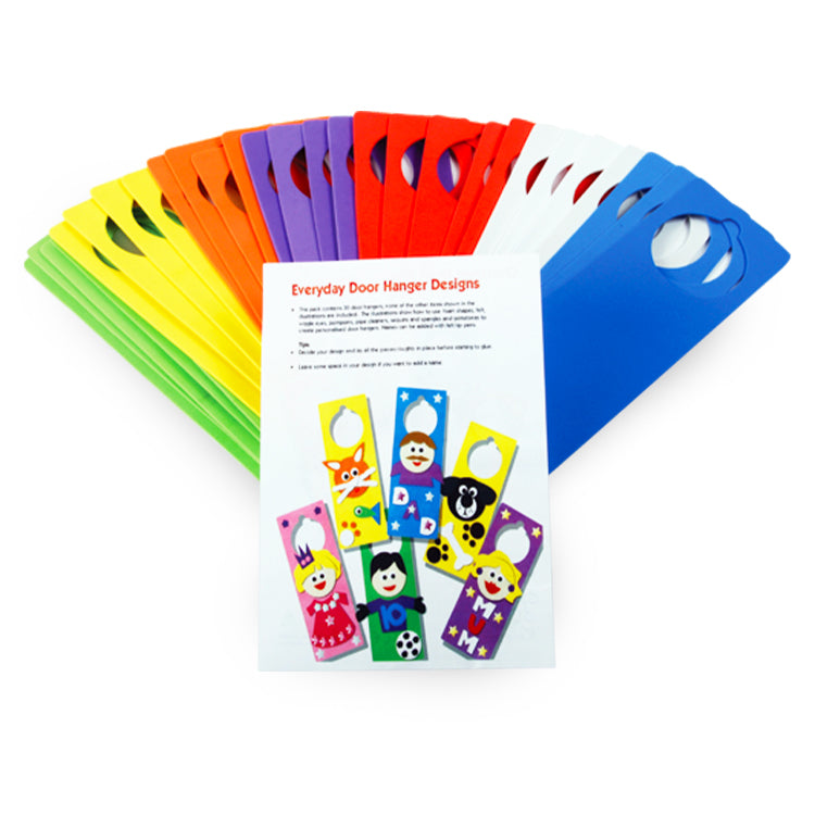 Foam Craft Door Hangers x 30 ( Craft Clearance Special )