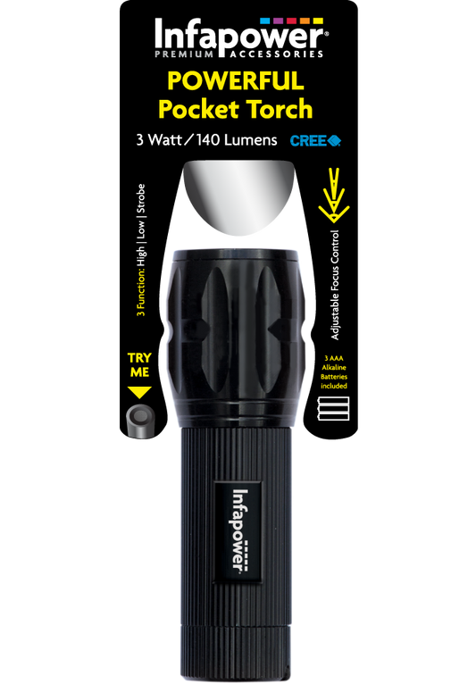 3 Watt Powerful Pocket Torch Diy Home F011