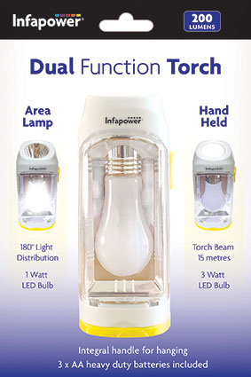 LED Dual Function Torch Home Diy F054