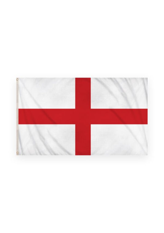 St George Cross Flag 3Ft x 2Ft – Classic Red Cross White Background