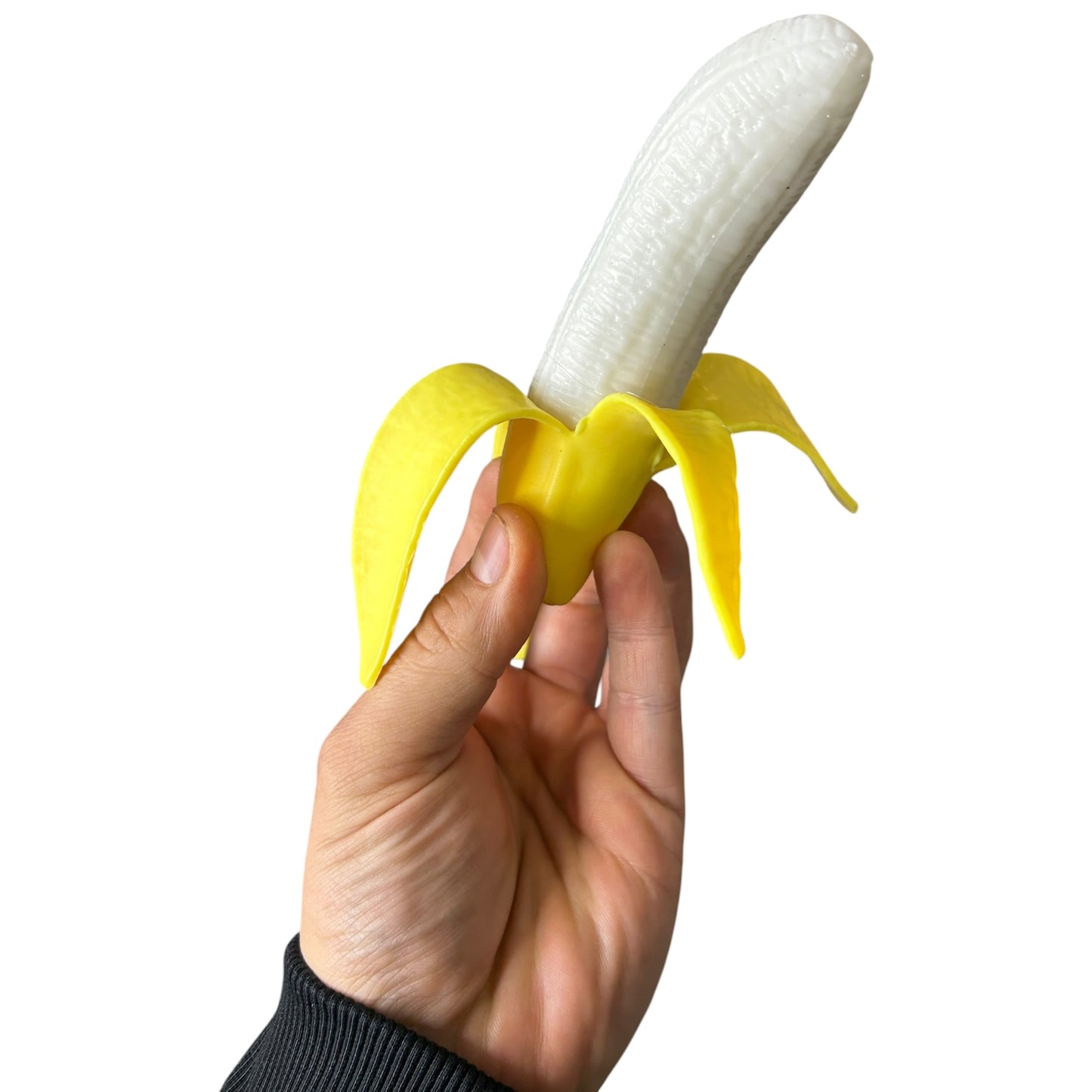 Squishy Banana & Peel Squish Fidget Toy