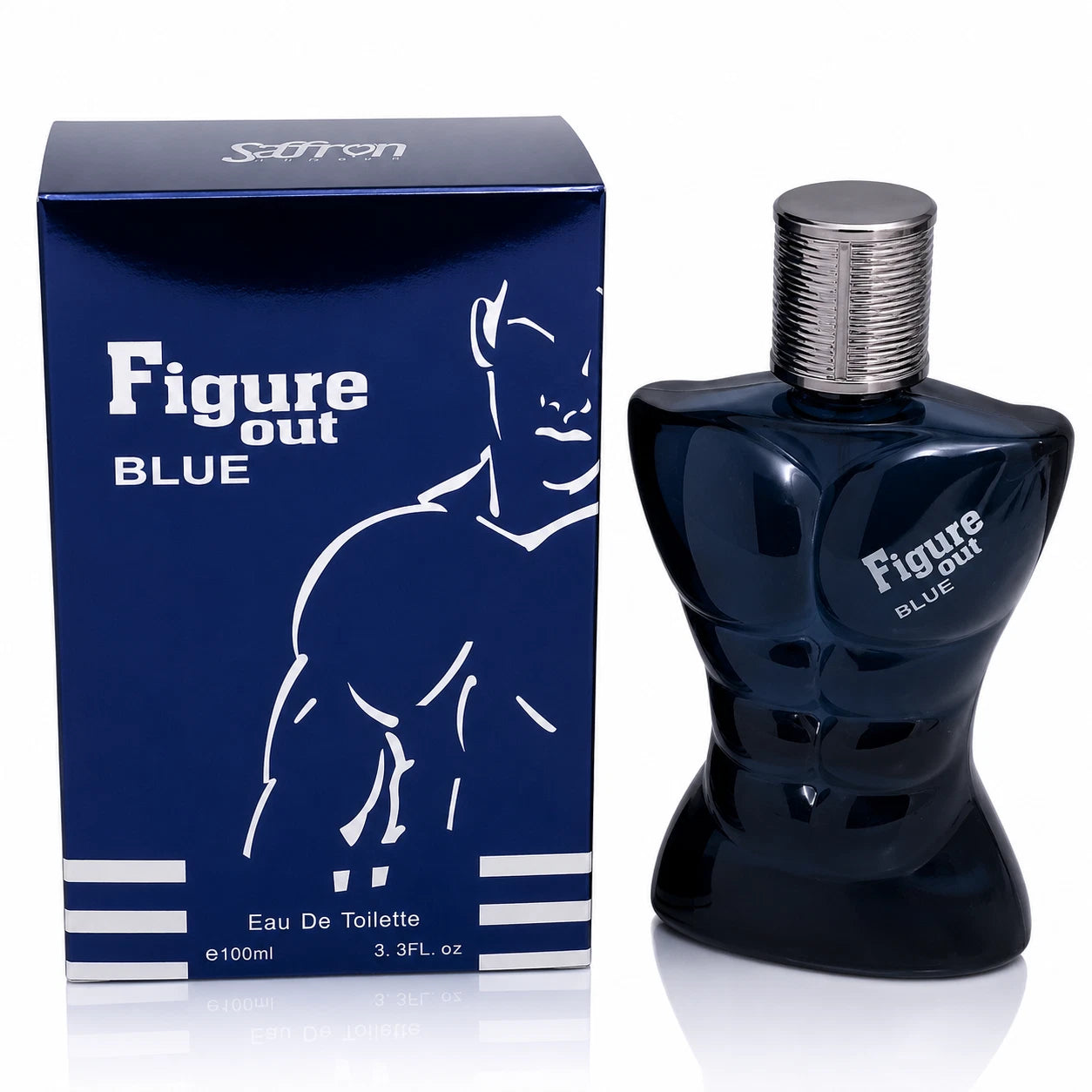FIGURE OUT BLUE Inspired by Aventus - Men's Eau de Toilette Aftershave Spray 100ml - Saffron London