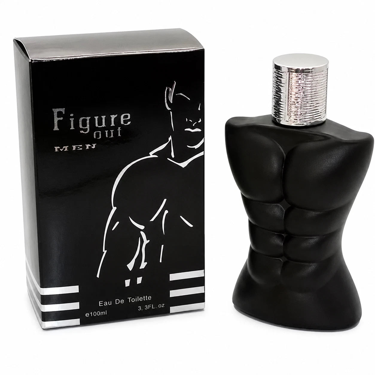 FIGURE OUT BLACK Inspired by JPG- Men's Eau de Toilette Aftershave Spray 100ml - Saffron London