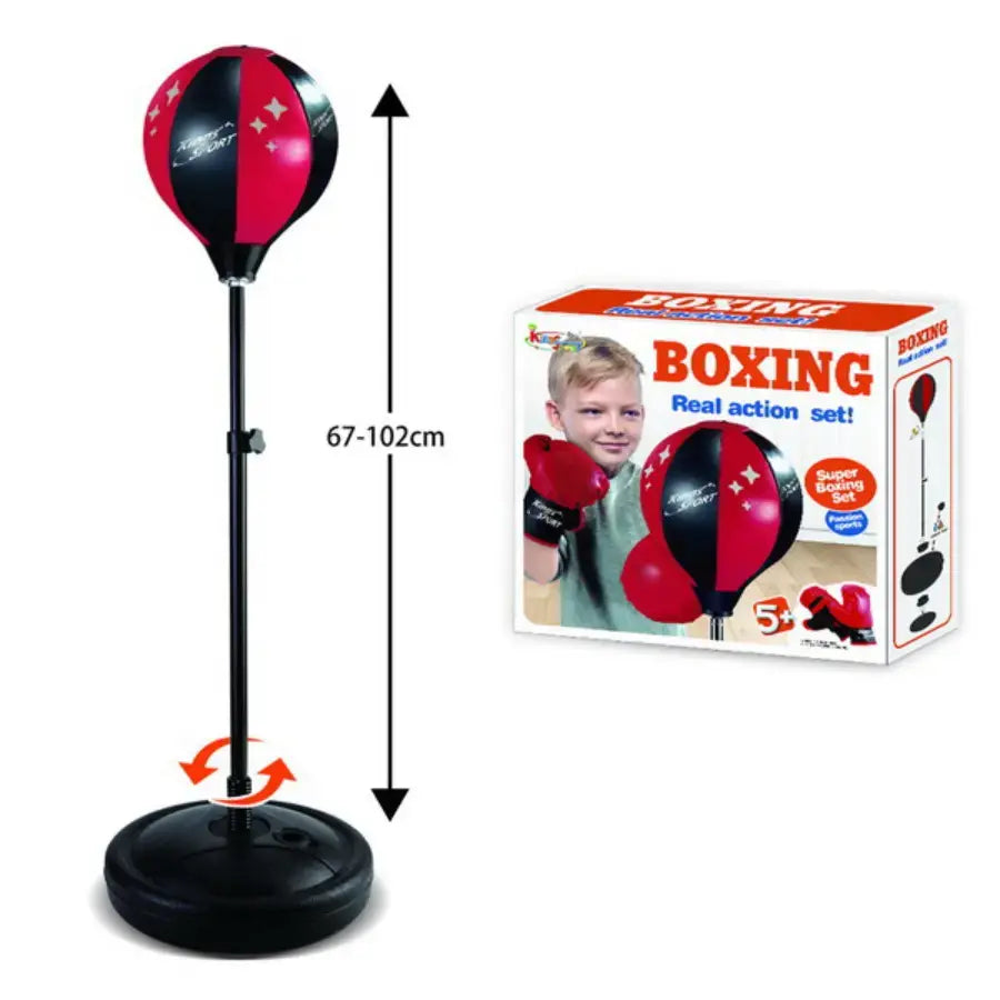 Free Standing Punch Ball – Durable & Adjustable Boxing Training Set - 102cm