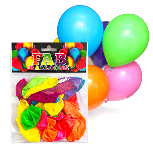 Fabulous Neon Colours Balloons x 20