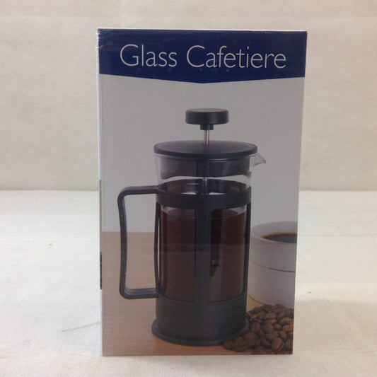 Glass Cafetiere French Coffee Press with Stainless Steel Filter 600ml 6403