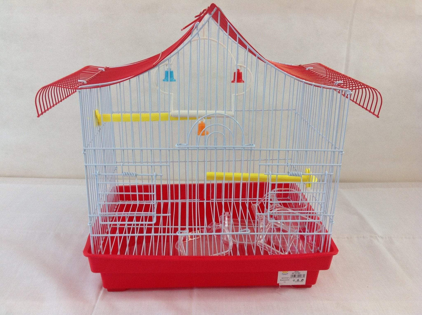 Small Metal Bird Cage Assorted Colours 0083