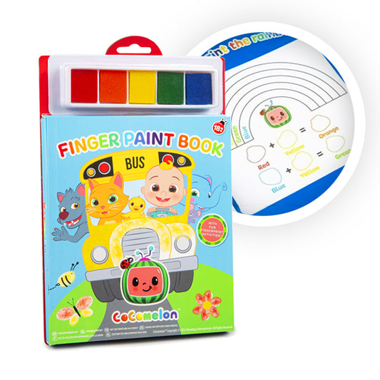 CoComelon Fingerprint Paint Book