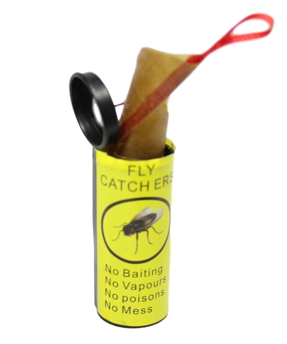 Sticky Adhesive Insect Fly Paper Catcher Strip Pack Of 8