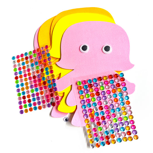 Girl Foam Shapes Craft Kit