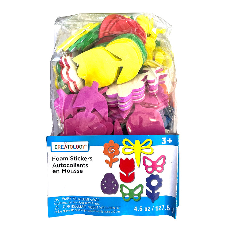 Bugs And Flowers Jumbo Foam Stickers Mega Bag ( Approx 150 Stickers )