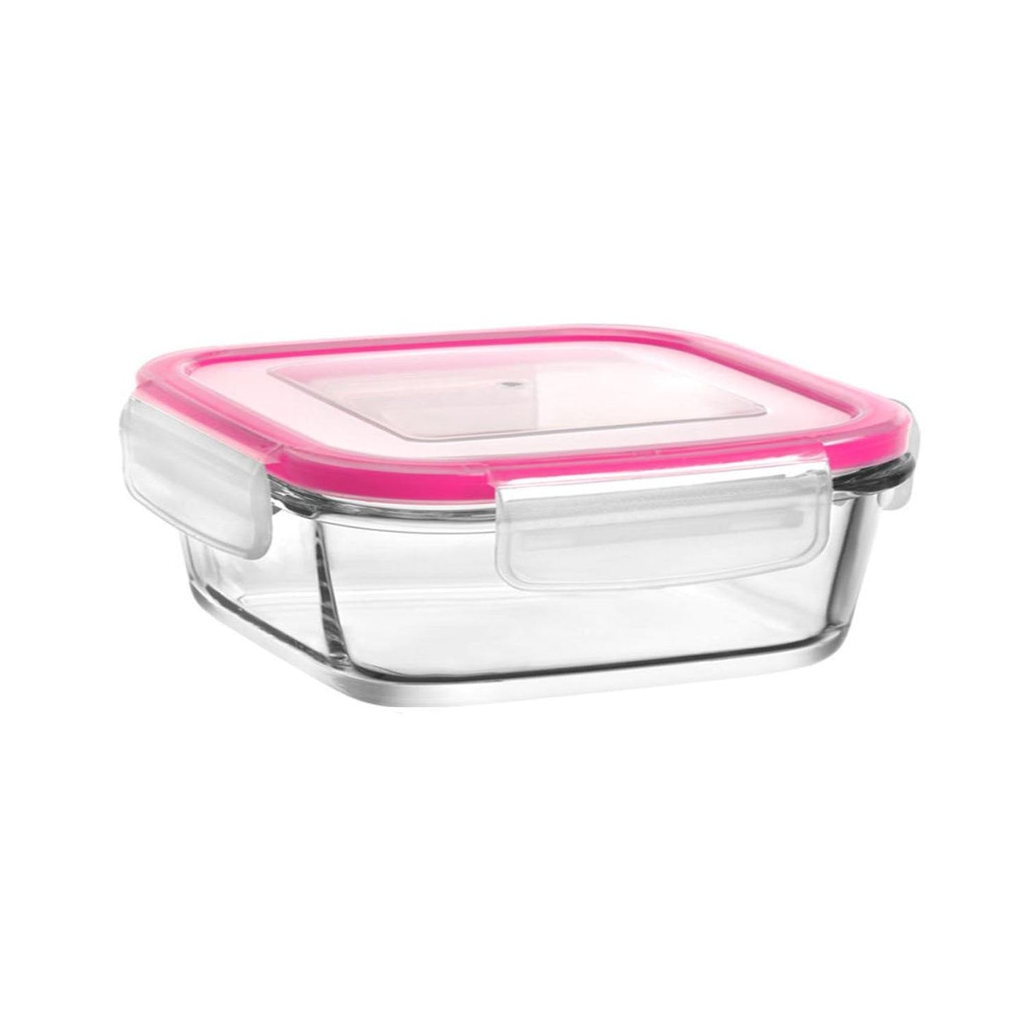 Glass Food Storage Container 375cc Assorted Colours FRS227KDP
