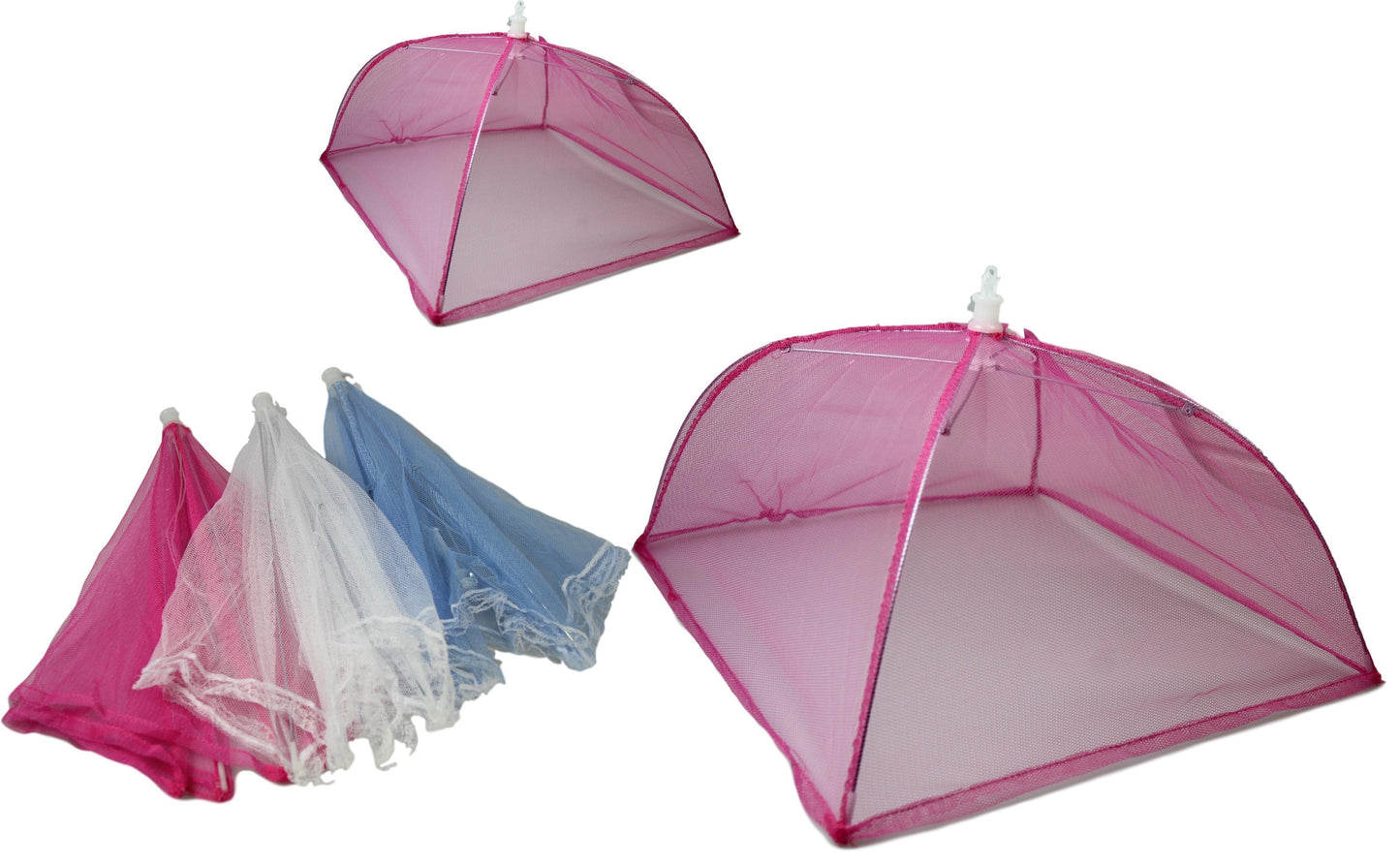 Collapsible Pop Up Mesh Food Cover 30 cm Assorted Colours 5283 / 4847