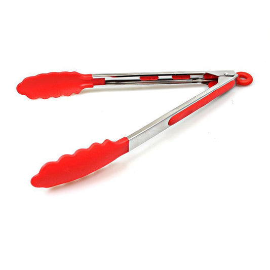 Plastic Kitchen BBQ Salad Food Serving Tongs Assorted Colours 5135 A