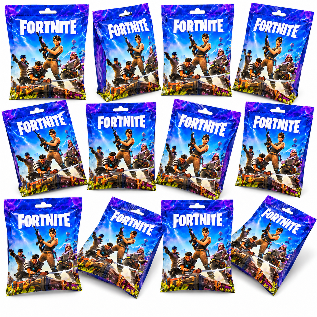 FORTNITE Mini Figure Surprise Bags – 12 Pack Display Card – Collect Them All!