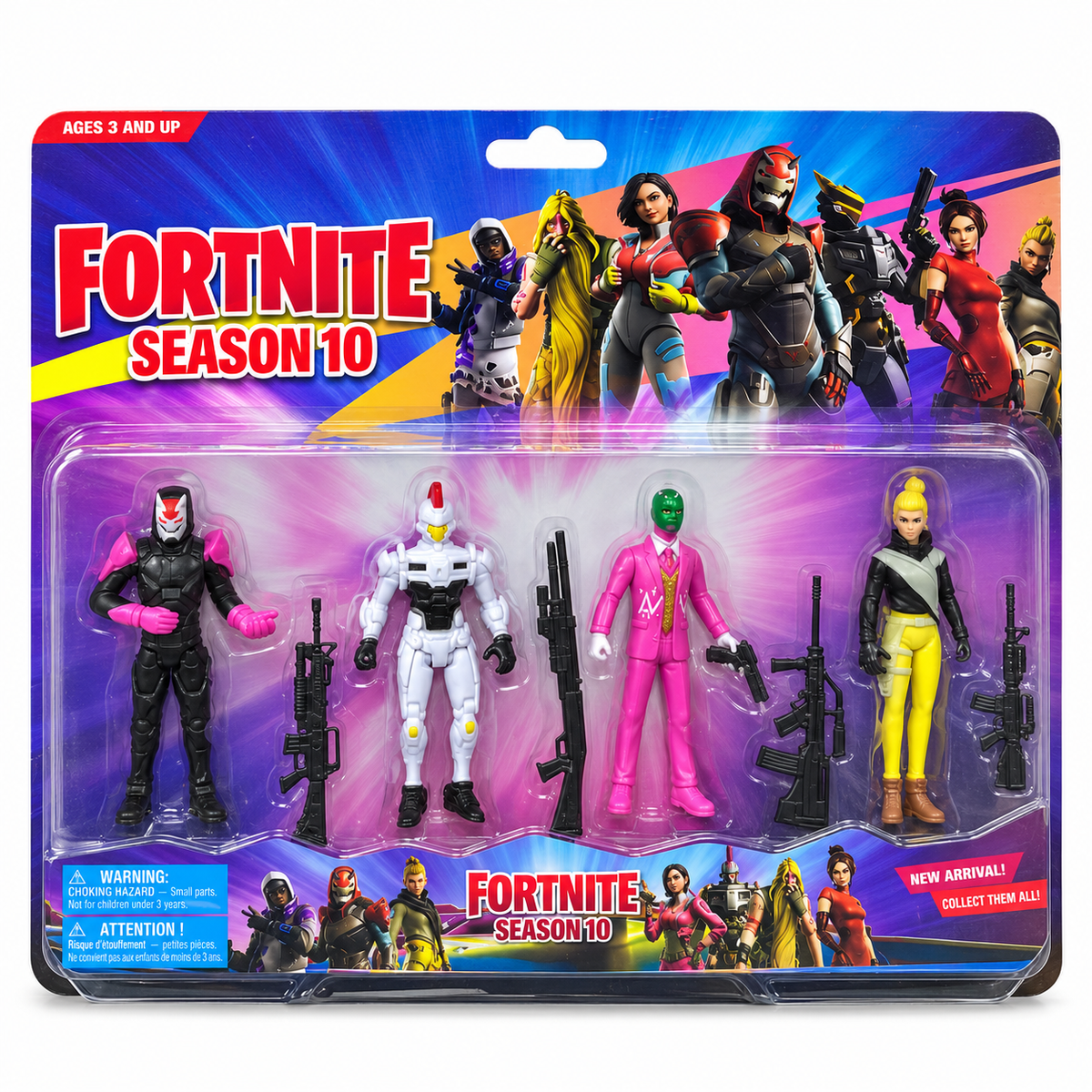 FORTNITE Collectible Action Figures Set - 2 Sets to Collect - Imperfect Packaging