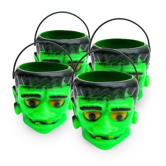 Frankenstein Monster Treat Pots x 4