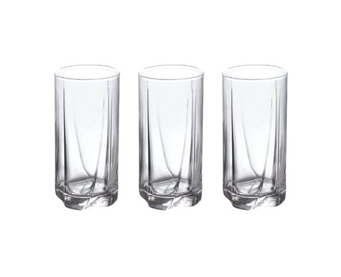 Nova Cosmos Drinking Glasses Tumbler 425Ml Pack Of 3  (Parcel Plus Rate)