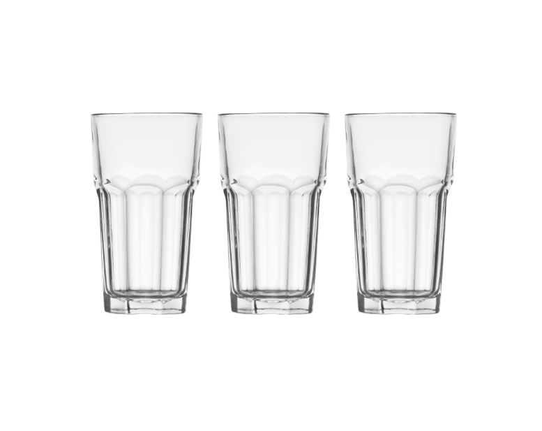 Omroc Rise Drinking Glasses Tumbler 330Ml Pack Of 3  (Parcel Plus Rate)