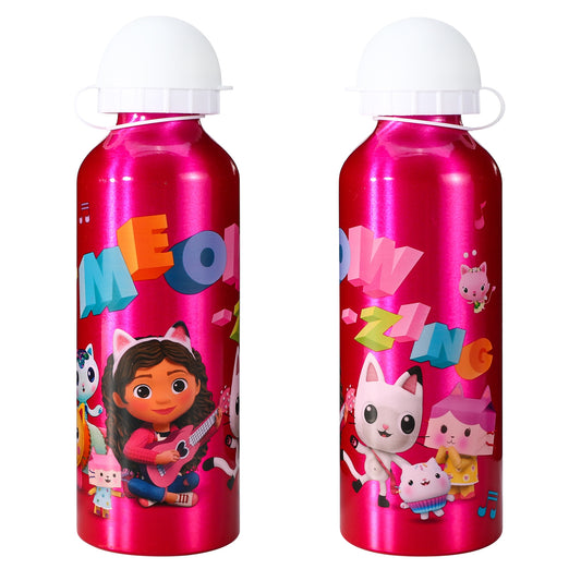 Gabby's Dollhouse Aluminium Drinks Bottle with Sports Cap 500ml
