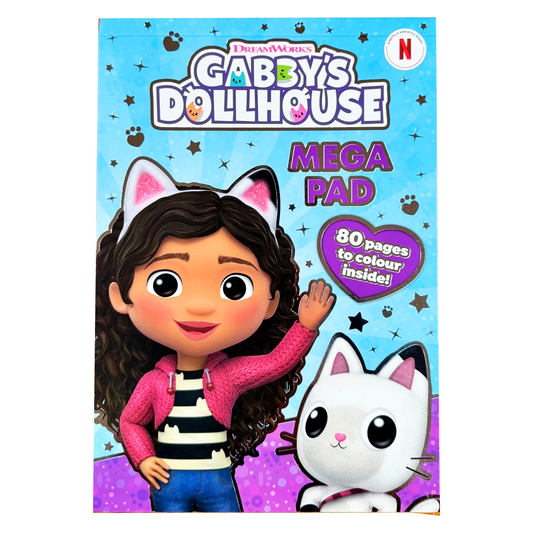 Gabby's Dollhouse Colouring Mega Pad