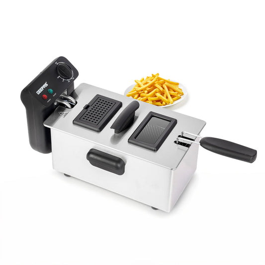 Stainless Steel Deep Fat Oil Chips Fryer With Viewing Window 3L