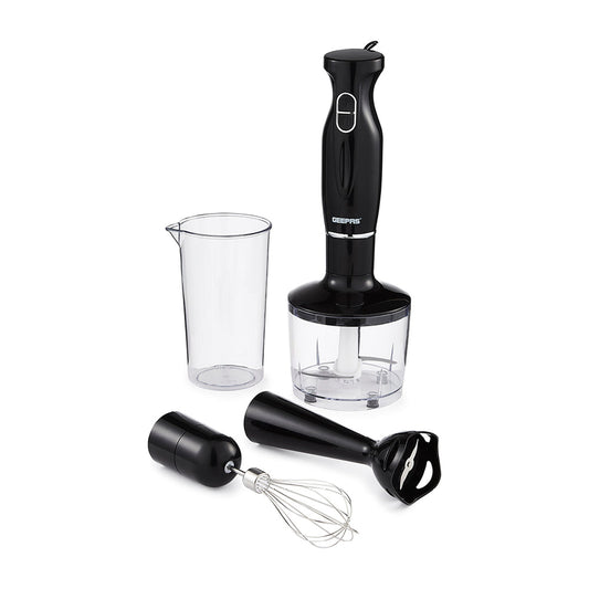 Electric Kitchen 4 In 1 Hand Blender Stick Including Whisk 200W Black
