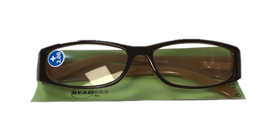 Reading Glasses +2.00 Plastic Frame Assorted Colours GGJOY200