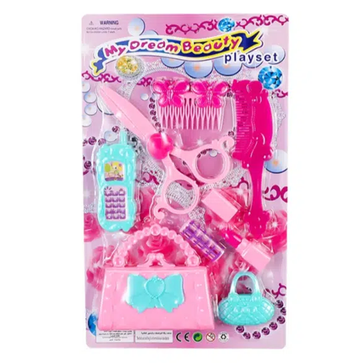 Girls Pretend Play Glamour Beauty Play Set