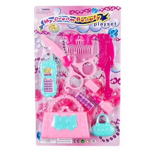 Girls Pretend Play Glamour Beauty Play Set