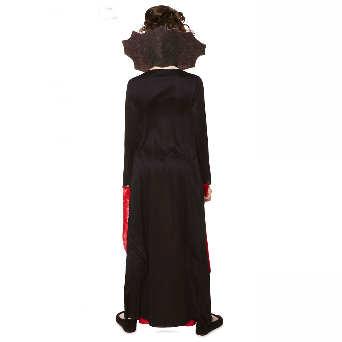 Kids Girls Gothic Vampiress Halloween Fancy Dress Costume