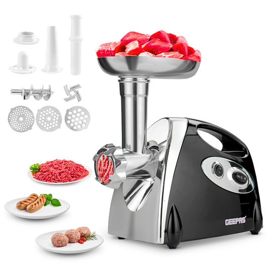 3 – In – 1 Electric Meat Grinder, Mincer And Sausage Maker 1800W Black
