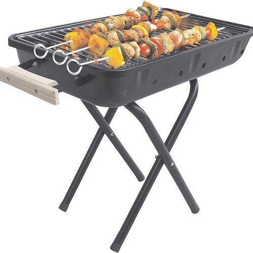 Large Bbq With Metal Stand