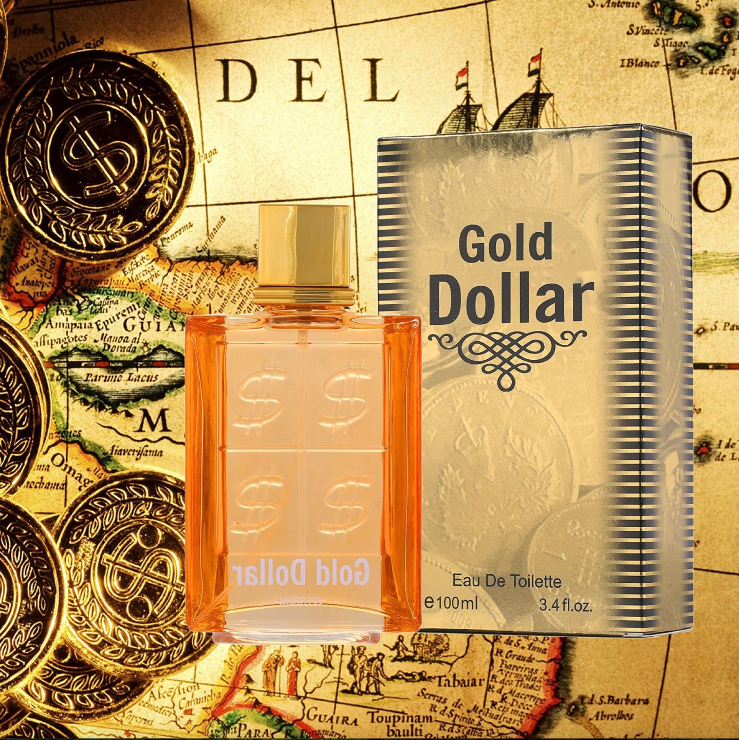 GOLD DOLLAR Inspired by 1 Mil - Men's Eau de Toilette Aftershave Spray 100ml - Saffron London