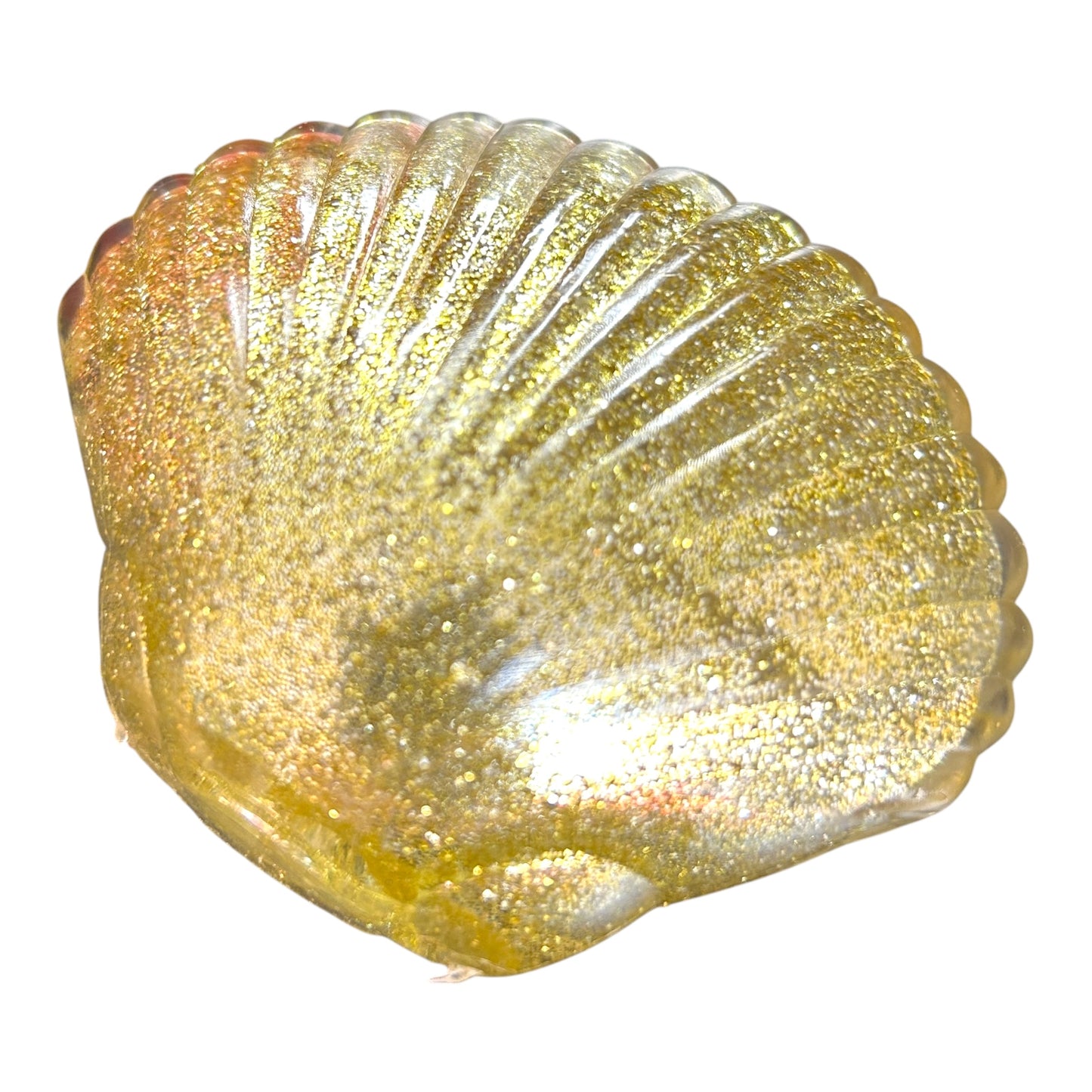Glitter Squishy Shell Fidget Sensory Squish Toy - 4 Colours