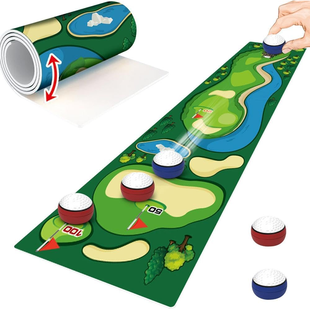 Mini Golf Sports Competition Tabletop Curling Shuffleboard Board Game