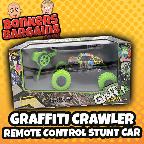 Graffiti Rock Crawler Remote Control Stunt Car