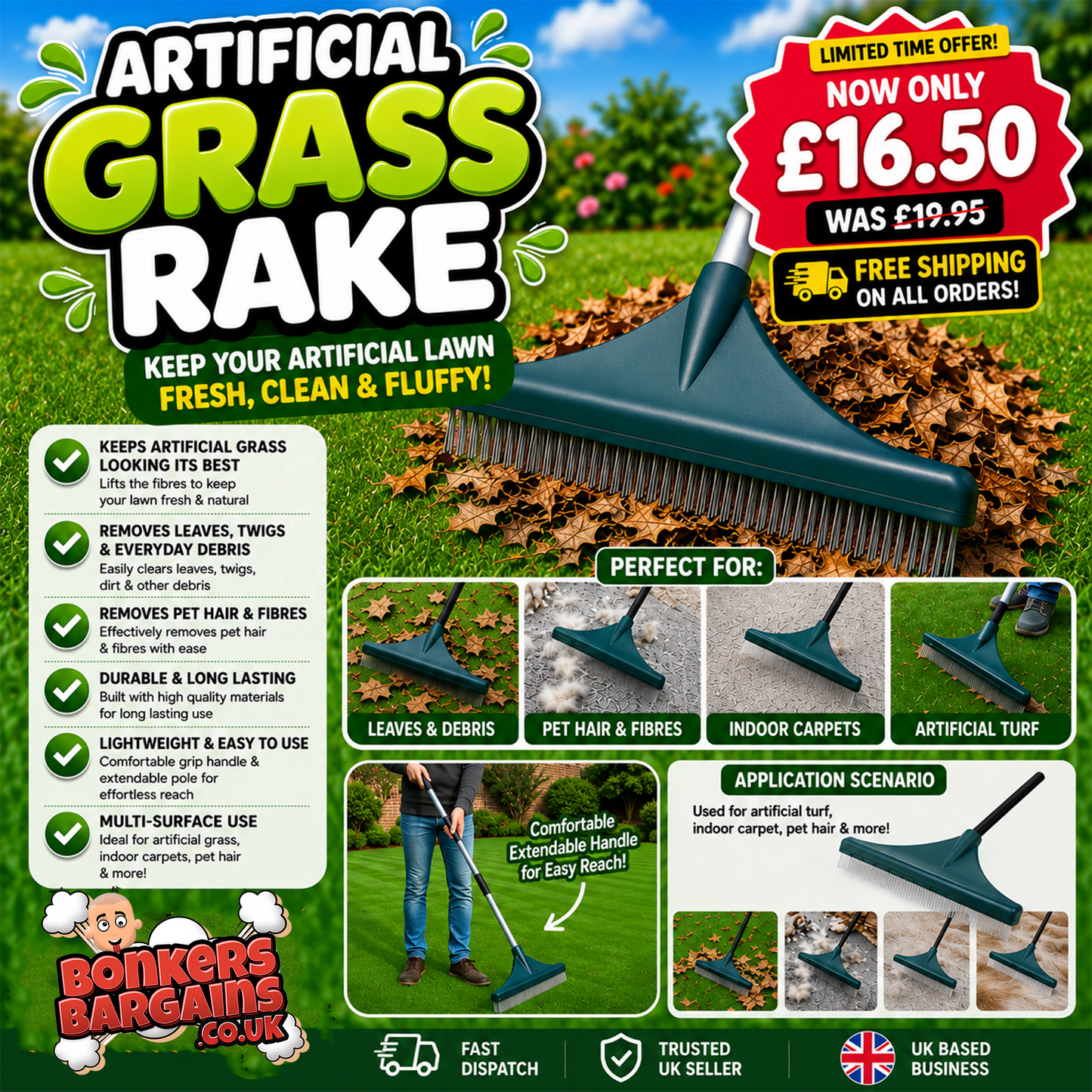 Artificial Grass Rake