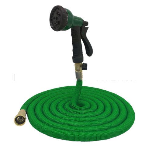 75 FT Heavy Duty Magic Expanding Flexible Expandable Garden Water Hose Pipe Spray Gun 4692 A W25