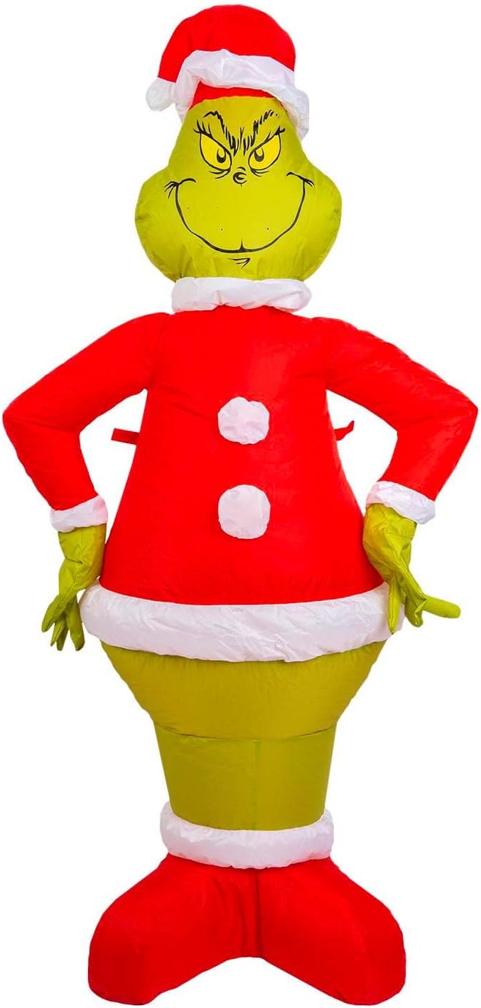 The Grinch 4FT Inflatable Light Up Christmas Decoration - 120cm