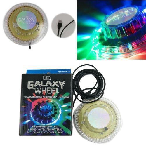 Gala x y Wheel 48 Leds Disco Stage Lamp Usb Dazzling Color Led Light