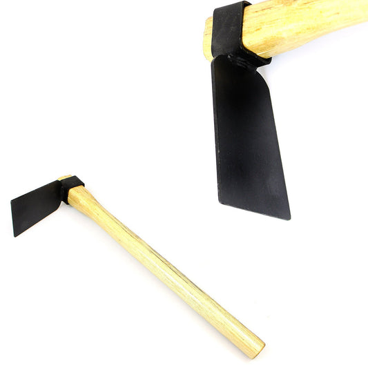 Steel Garden Hoe With Wooden Handle