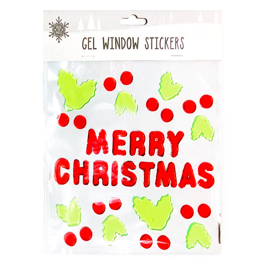 Merry Christmas Gel Sticker Set