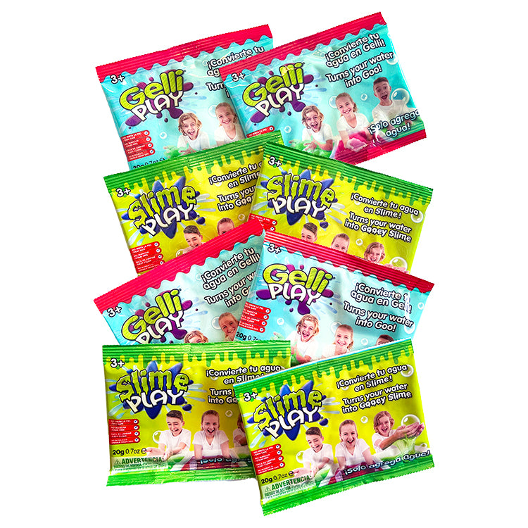Gelli Goo/Slime Mega Value Mix ( 8 Sachets )