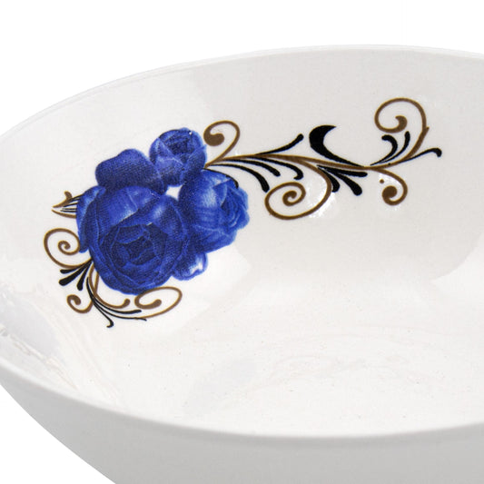 Durane Ceramic Cereal Bowl Blue Rose 400ml 15 x 15 cm 10494
