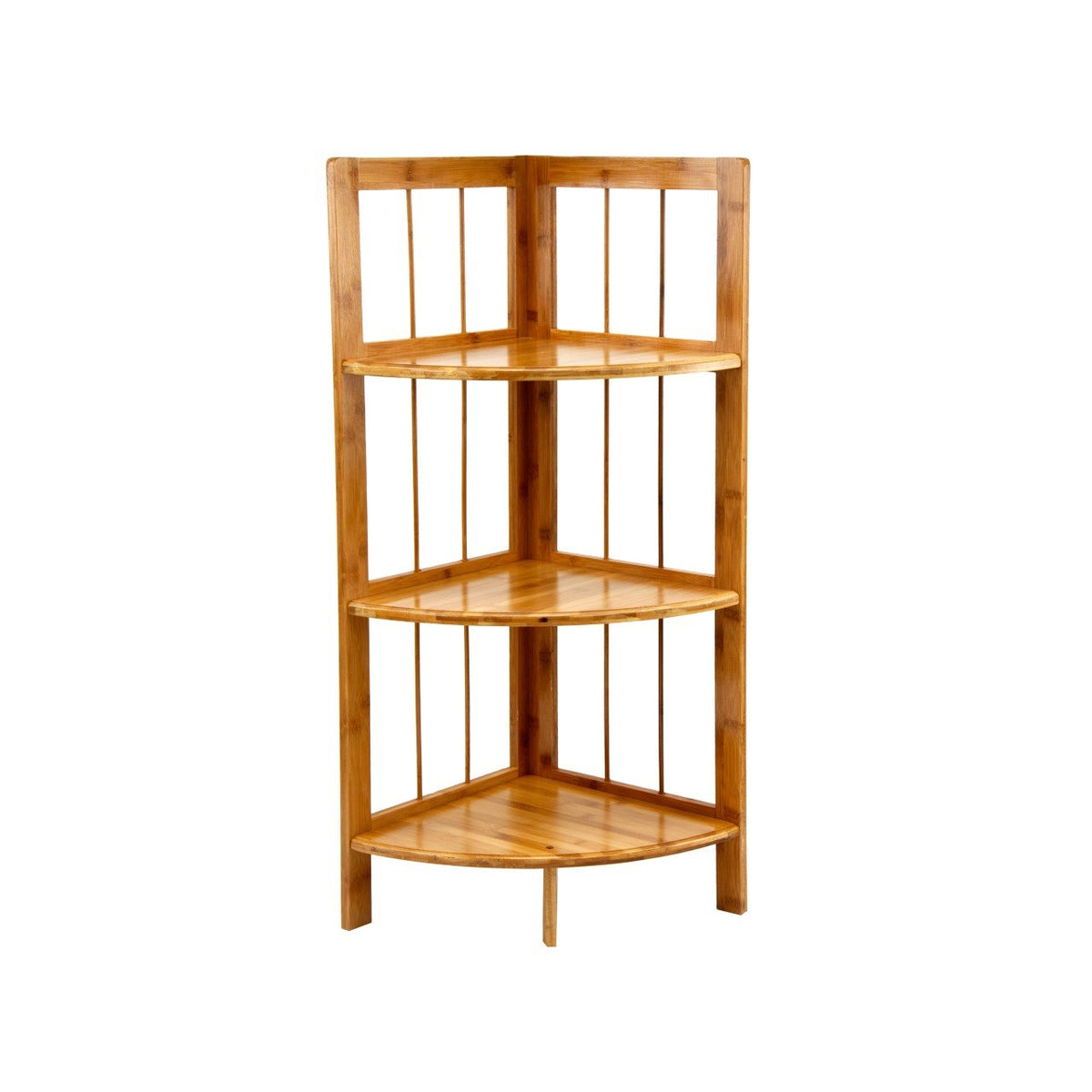 Wooden Corner Shoe Storage Rack 3 Tier