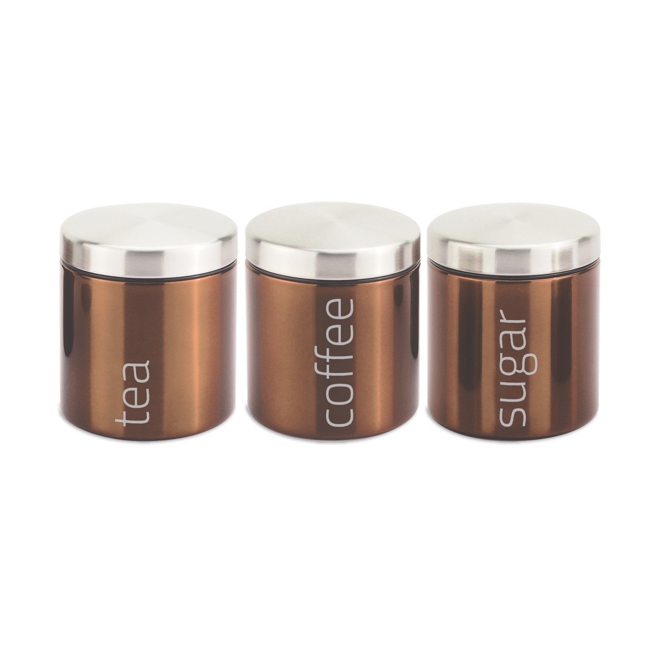 Gems Airtight Food Canister Set 3 Piece Axinite 10 x 12 cm 9540