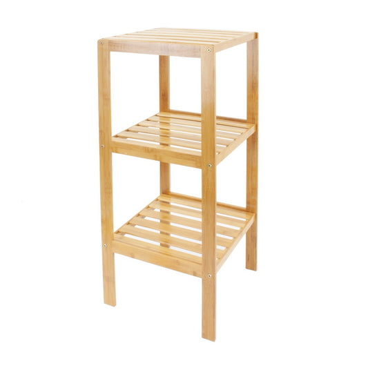 Bamboo Shoe Rack 3 Tier 36 x 33 x 80 cm 8786