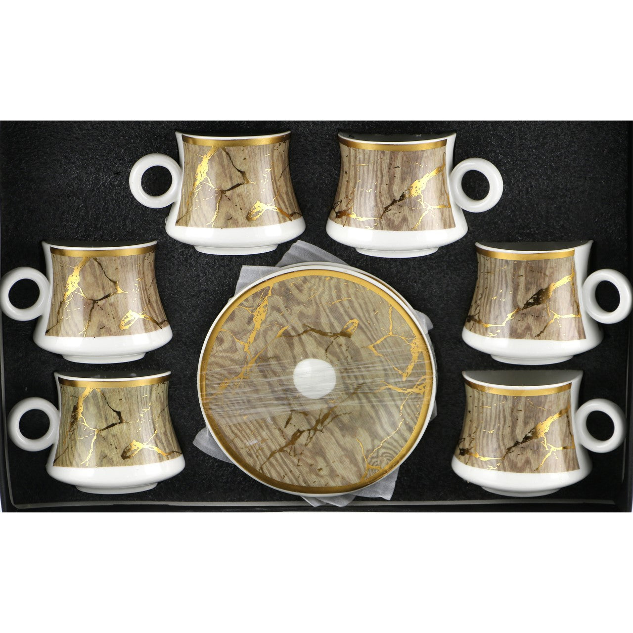 Durane Sylva Tea Set 12pc 200ml Assorted Colours 10524
