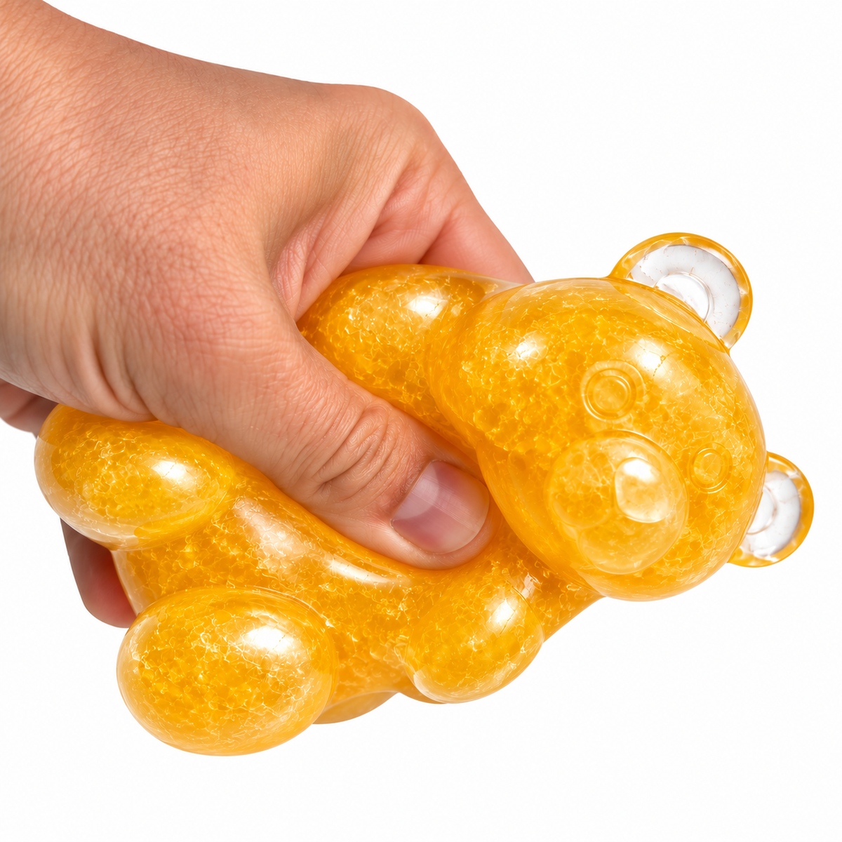 Slushy Squishy Gummy Bear - Fidget Squish Sensory Toy - 4 Colours